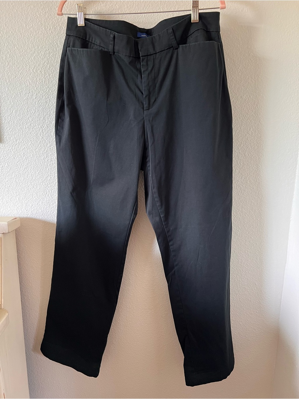 Women’s Dockers Black Office Dress Work Pants Chinos 90s 14 Medium